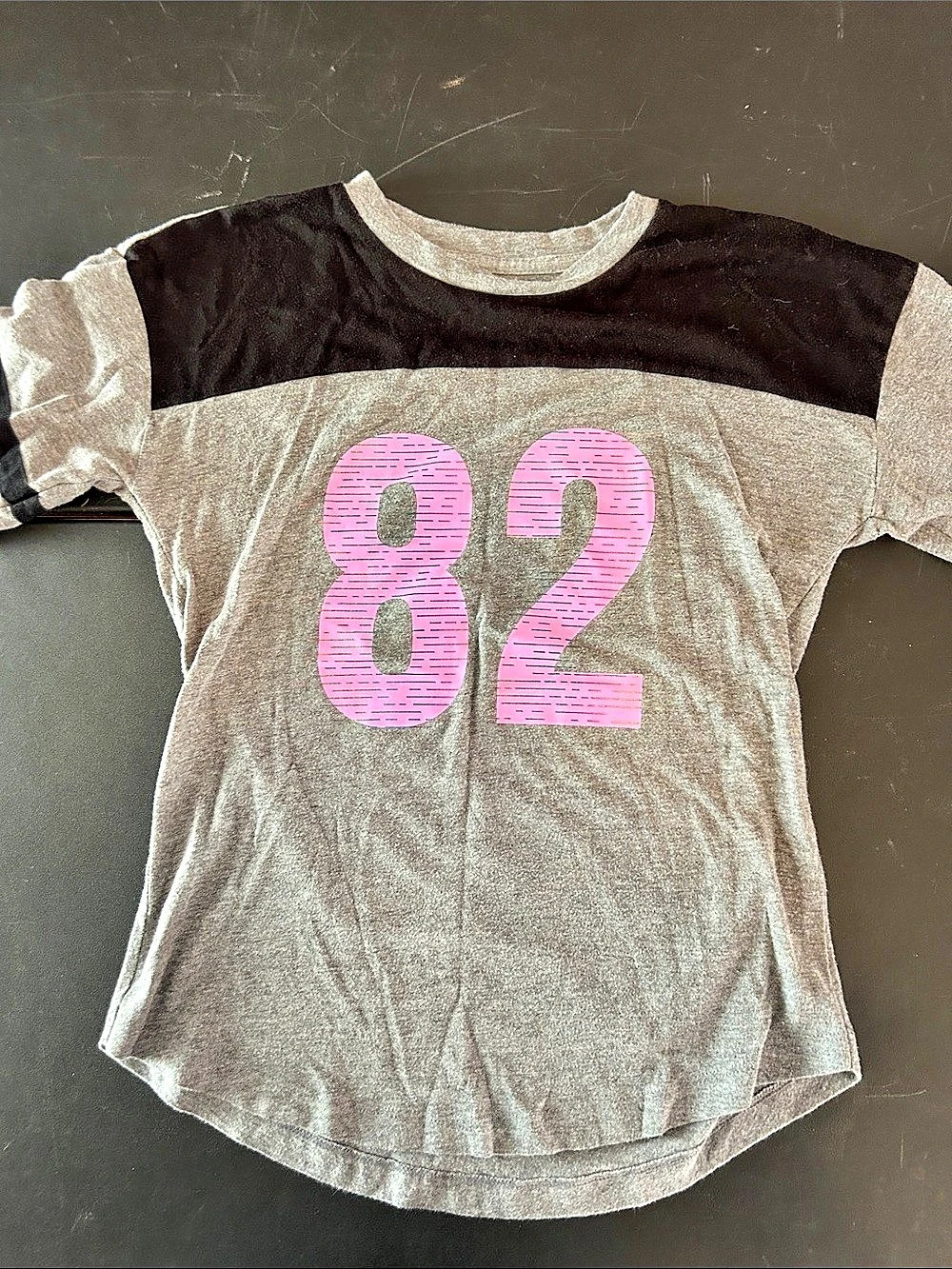 Athletic Works girls size L (10/12) Color Block Athletic Tee